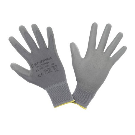 Gants tricotés polyamide Gris
