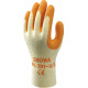 Gants Showa tricot coton paume enduite Latex 