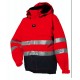 VESTE LUDVIKA Rouge/Gris noir