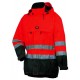 VESTE POTSDAM Rouge/Gris noir