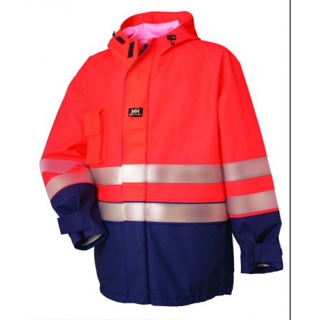 VESTE LILLEHAMMER Orange/Bleu marine