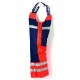 SALOPETTE LILLEHAMMER orange/bleu marine