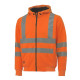 VESTE A CAPUCHON Orange