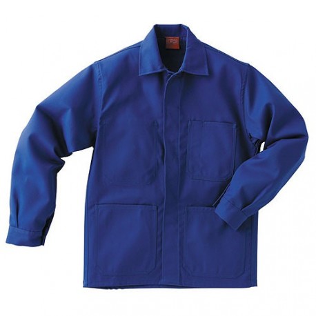 Veste de travail bleu bugatti 100% coton