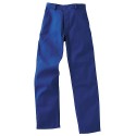 Pantalon de travail 65% coton 35% polyester bleu bugatti