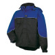 VESTE EINBECK Noir/Bleu cobalt