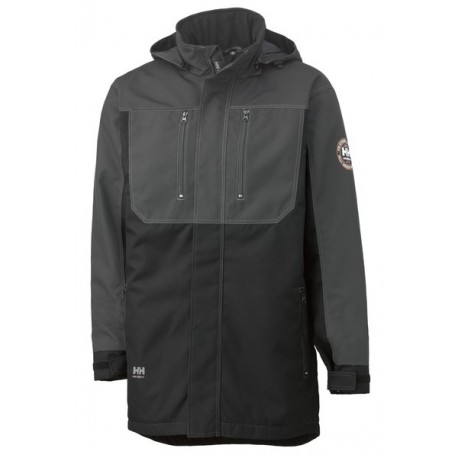 PARKA BERG gris foncé/noir