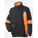 VESTE SANS CAPUCHE STOKE Noir/Orange