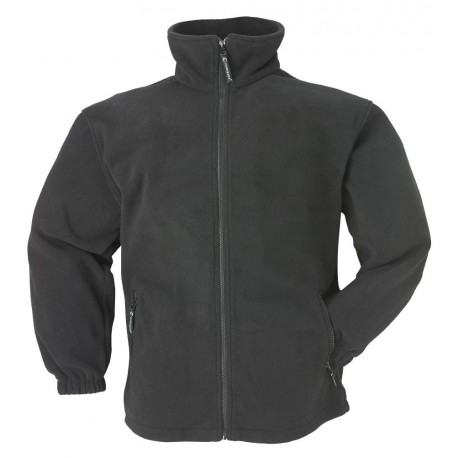 Polaire Noire veste polaire basic,340 g/m2  