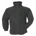 Polaire Noire veste polaire basic,340 g/m2  