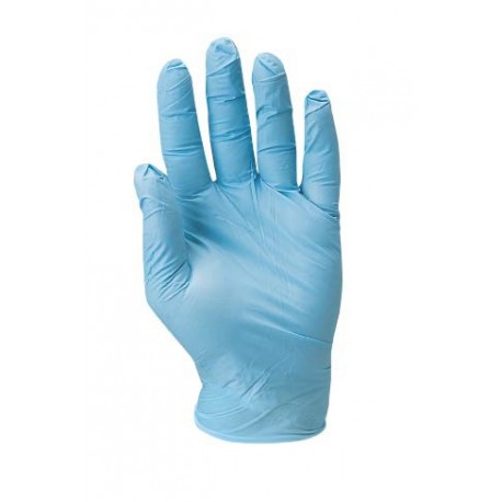 Gants nitrile bleu 5900 NON poudré usage court AQL 1.5(boite de 100 gants) 