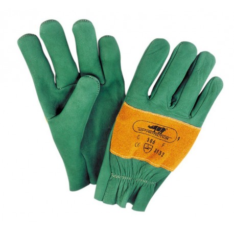 Gants Forestiers EN 388 EN 420 Cuir pleine Fleur 