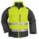 HI-WAY Xtra Veste 2 en 1 polyester. HI VIZ Jaune-Noire, 3M