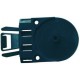 Adaptateur à clips pour support écran sur casque de chantier 