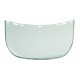 Ecran de protection polycarb. incolore bord métal  L 40* H 20