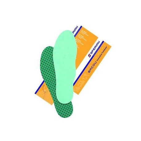 Semelle fibres non tissés vert pale antifongicide et antibactérien 