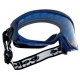 Lunettes masques monture PVC aérée PC incolore anti rayure et anti buée  