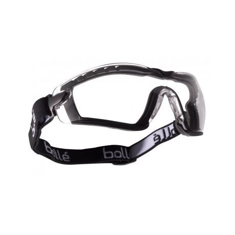 Lunettes COBRA écran PC incolore anti rayures anti bué tresse nylon 