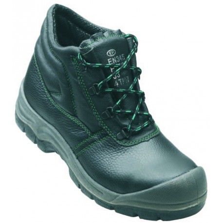 Chaussure de sécurité hautes fleur de vachette imperméable noir S3 SRC