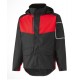 VESTE WEST COAST Noir/Rouge
