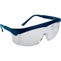 Lunettes de protection PIVOLUX monture bleue - oculaire incolore