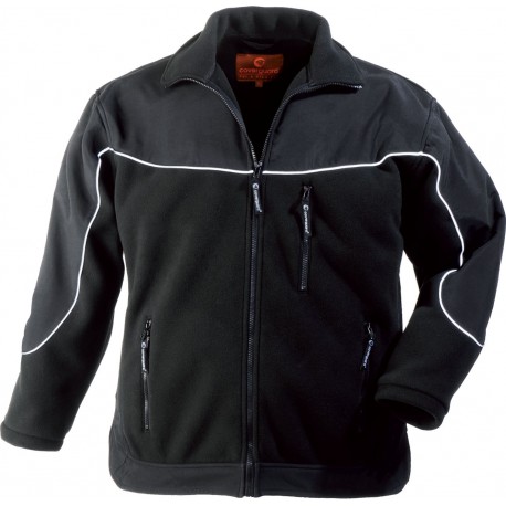 AUTAN Veste micro-polaire noir 450g/m² 
