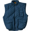 Gilet matelassé CONDOR AVEC serrage élastique bleu