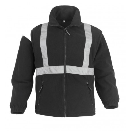 Parka bodyguard II 4/1 polyester enduit PVC et bandes réfléchissantes 