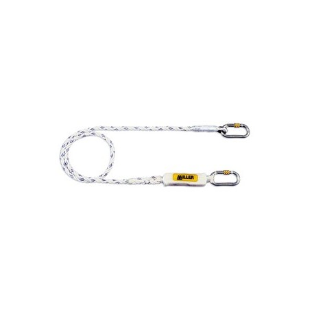 Longe antichute avec absorbeur d'énergie ME52- corde de 2m - 2xML00