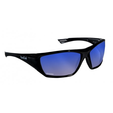 Lunettes Bollé Hustler PC flashé bleu polarized