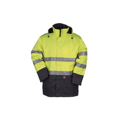 Parka Reaven SIOEN haute visibilité, étanche, ignifugée et antistatique