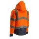 Veste Pilote MASCOT® Hastings Hi-vis orange/Marine foncé
