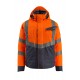 Veste Pilote MASCOT® Hastings Hi-vis orange/Marine foncé
