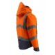 Veste Pilote MASCOT® Hastings Hi-vis orange/Marine foncé