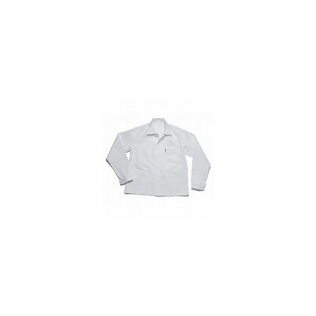 Veste de travail blanche 100% coton