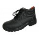 Chaussure de sécurité haute cuir S1P fleur de vachette noir