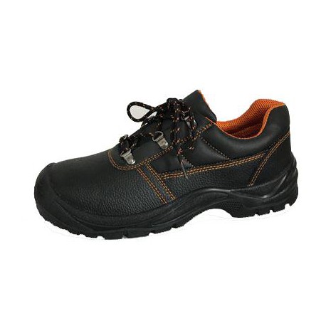 chaussure de sécurité basse S1P cuir fleur de vachette noir